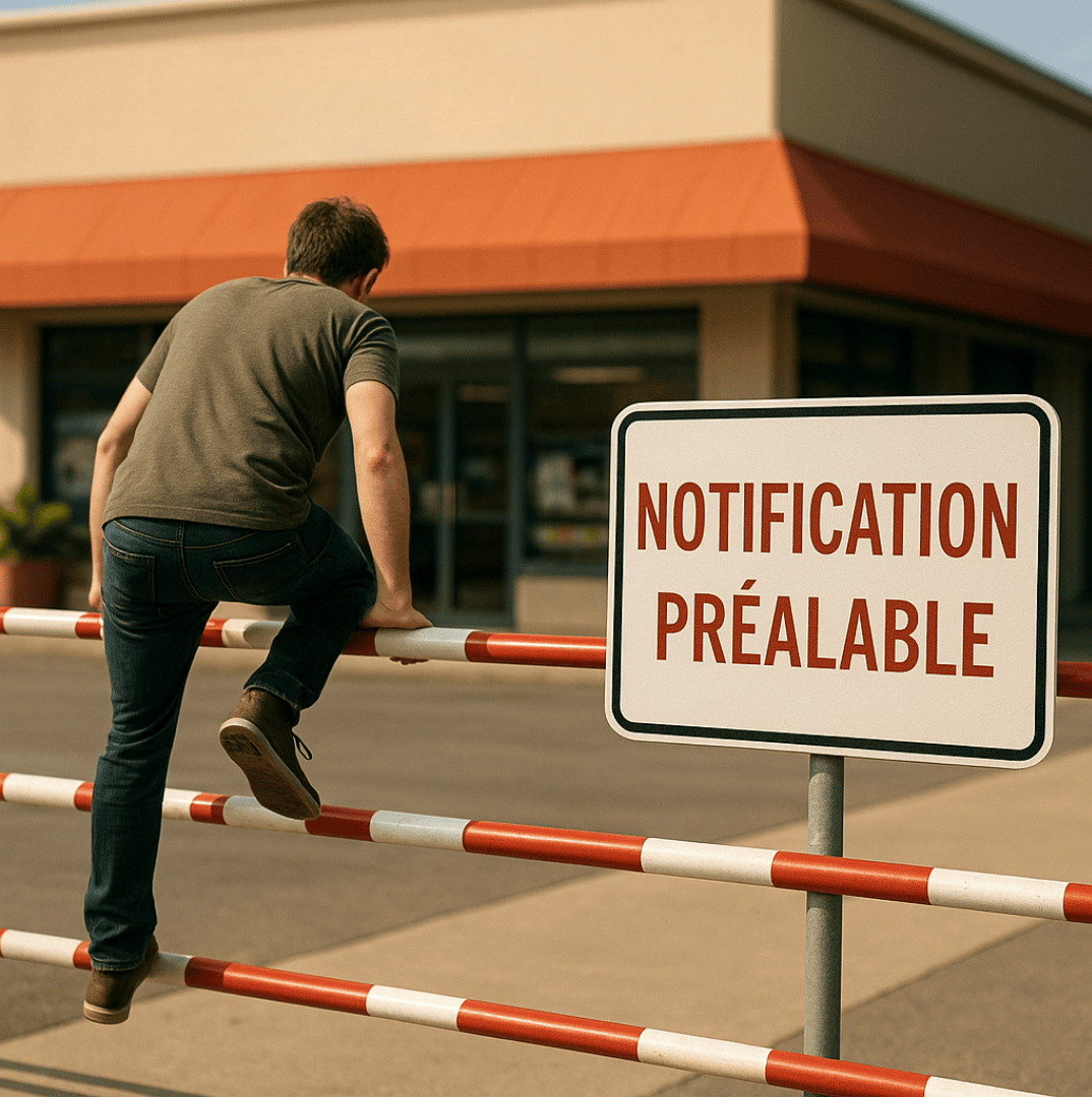 défaut de notification